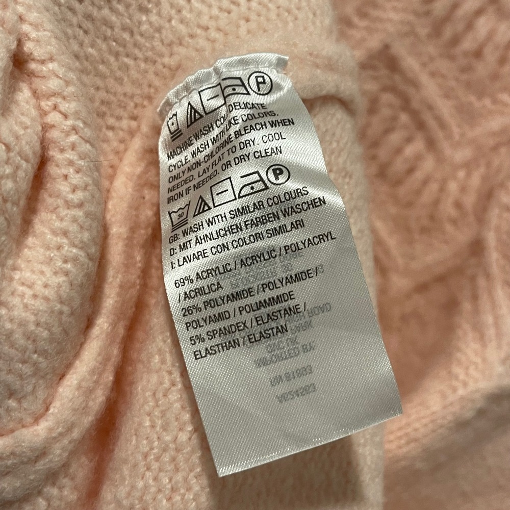 Isaac Mizrahi Live! Pink Turtleneck Sweater Women's 5X Extra Plush Comfy - Picture 5 of 5